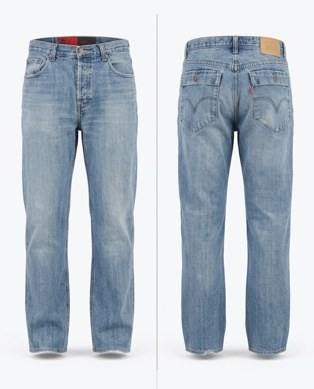 Vintage Levi's 507 Blue Medium Wash Bootcut Jeans Men Size W36